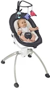 Leżaczki i huśtawki - BabyMoov Swoon Up Bujaczek automatyczny Zinc - miniaturka - grafika 1