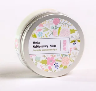 Anwen Anwen Kiełki Pszenicy i Kakao Maska Do Włosów Wysokoporowatych 200ml - Maski do włosów - miniaturka - grafika 2