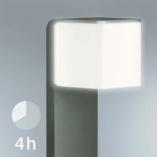 Steinel VSA Van Spijk Lampa słupkowa z czujnikiem GL 80 LED IHF CUBO, antracytowa 055479 - Lampy ogrodowe - miniaturka - grafika 3