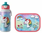 Akcesoria turystyczne - Campus Mepal 74101 Cały dzień szkolny. Idealne również do wypraw lub podczas uprawiania sportu. Zestaw lunch składa się z butelki na napoje typu pop-up i puszki na chleb z wkładką typu bento, z tworzy (107410165377) - miniaturka - grafika 1