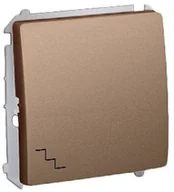 Gniazdka elektryczne - Berker schodowy Kontakt-Simon Basic satynowy - miniaturka - grafika 1