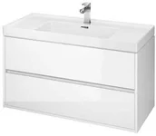 Szafki łazienkowe - Cersanit Crea Szafka podumywalkowa biala S924-021 CER.CREA-100-BIAŁY - miniaturka - grafika 1