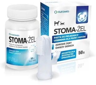 Stoma-żel pasta do pielęgnacji uzębienia psów i kotów 50g + szczoteczka - Higiena jamy ustnej zwierząt Stoma-żel pasta do pielęgnacji uzębienia psów i kotów 50g + szczoteczka - Higiena jamy ustnej zwierząt - miniaturka - grafika 1