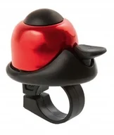 Dzwonki do roweru - M-wave Dzwonek Rowerowy Bella Aluminiowy Czerwony - miniaturka - grafika 1