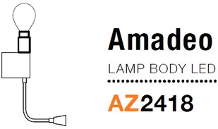 Azzardo Stelaż AMADEO LED AZ2418 LED AZ2418 - Lampy ścienne - miniaturka - grafika 2