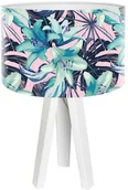 Lampy stojące - Macodesign Lampa biurkowa Tropikalna lilia mini-foto-418w, 60 W - miniaturka - grafika 1