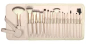 Pędzle do makijażu - Zestaw Pędzli Etui 18 Do Makijażu Profesjonalne - miniaturka - grafika 1