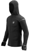 Kurtki męskie - Compressport Kurtka biegowa męska WINTER INSULATED JACKET czarna - miniaturka - grafika 1