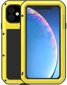 Etui i futerały do telefonów - Love Mei Etui Pancerne + szkło Powerful iPhone 11, żółte 6932809613423 - miniaturka - grafika 1
