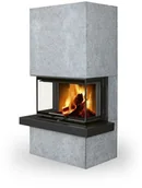 Piece wolnostojące - Romotop Kominek CARA C 02 Kamień CARA C 02 - miniaturka - grafika 1