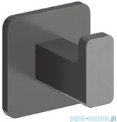 Wieszaki łazienkowe - Omnires Nelson haczyk pojedynczy grafit NL80115GR - miniaturka - grafika 1