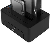 Akcesoria do tabletów i e-booków - Ewent ew7014 Docking Station USB 3.1 do 2.5 HDD/SSD i 3.5 cala, czarna EW7014 - miniaturka - grafika 1