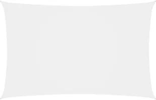 vidaXL Prostokątny żagiel ogrodowy, tkanina Oxford, 2x5 m, biały 135259 - Parasole ogrodowe - miniaturka - grafika 2