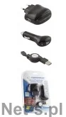 Esperanza ZESTAW ŁADOWAREK 1000mA SIEC/SAM USB/microUSB EZ116 - Ładowarki do telefonów - miniaturka - grafika 5