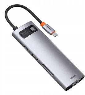 Baseus Hub 8w1 Usb-c do Usb 3.0 Hdmi Usb-c Pd RJ45 - Huby USB - miniaturka - grafika 2