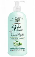 Balsamy i kremy do ciała - Le Petit Olivier Nawilżającymleczko do ciała Aloe Vera i zielona herbata Body Lotion) ) 250 ml - miniaturka - grafika 1