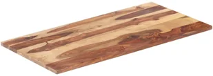 vidaXL Blat stołu, lite drewno sheesham, 25-27 mm, 60x100 cm vidaXL - Blaty meblowe i parapety okienne - miniaturka - grafika 8