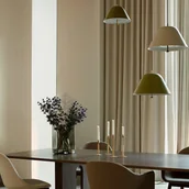 Lampy sufitowe - Menu Levitate lampa wisząca 28 cm czarna - miniaturka - grafika 1