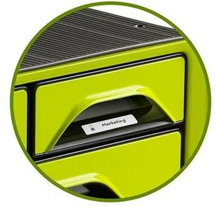 CEP Zestaw 5 szufladek CEP Smoove, czarny C7213-05 - Szafki biurowe - miniaturka - grafika 5