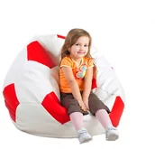 Fotele i pufy dla dzieci - Pufy Polskie Pufa Football 3 rozmiary 3956 - miniaturka - grafika 1