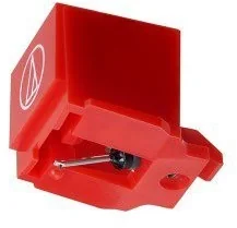 Audio-Technica Audio Technica ATN91R pióro stożkowe (rysik zastępczy dla tych kartridży telefonicznych: AT91R i CN5625AL (czerwony) ATN91R - Akcesoria gramofonowe - miniaturka - grafika 2