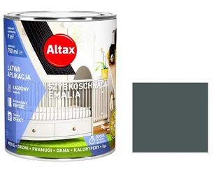 Altax Emalia szybkoschnąca antracyt połysk 0 75 l 50813-15-000075 - Farby do metalu - miniaturka - grafika 2
