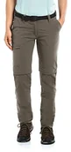Odzież trekkingowa damska - Maier Sports Maier Sports Damskie spodnie trekkingowe Inara Zip Slim Zipp, teak, 36 233026_780_36 - miniaturka - grafika 1