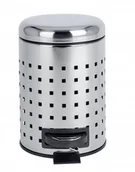 Kosze na śmieci - Wenko Kosz łazienkowy LEMAN pojemnik na śmieci perforowany 3 l B071F9D6HT - miniaturka - grafika 1