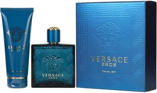 Versace Versace Eros zestaw Woda toaletowa 100ml + żel pod prysznic 100 ml dla mężczyzn 44448 - Zestawy kosmetyków męskich - miniaturka - grafika 2