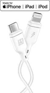 Momax Momax Zero - Kabel połączeniowy USB-C na Lightning MFi 1.2 m (PD 3.0 Fast Charging) (White) - Kable USB - miniaturka - grafika 3