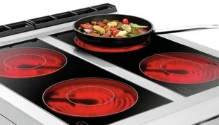 Bartscher 4-PALNIKOWA KUCHNIA CERAMICZNA 4 X 4 KW 400 V 296431 - Piece, kotły  i płyty grzejne gastronomiczne - miniaturka - grafika 2