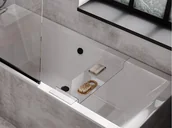 Nogi i stelaże do wanien - PMD Piramida Półka wannowa Clear 75 DODATKOWO 5% RABATU NA KOD BESCO5 PW-CL-75 - miniaturka - grafika 1