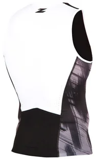 Zerod Koszulka triathlonowa męska RACER SINGLET black vivacity - Koszulki sportowe męskie - miniaturka - grafika 2