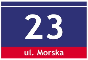 Tabliczka Adresowa z numerem domu tablica 30x20 cm - Numery na dom - miniaturka - grafika 21