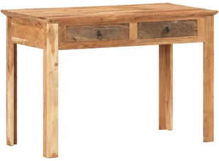 VidaXL Biurko, 110 x 50 x 75 cm, lite drewno z odzysku 320385 VidaXL - Biurka - miniaturka - grafika 11