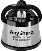 Inne sztućce - AnySharp Ostrzałka AnySharp Classic czarno-srebrna ANYSHARPSILVER - miniaturka - grafika 1