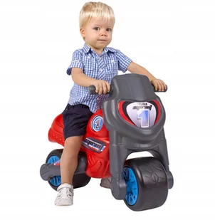 Feber Jeździk Motor Sprint Czerwony STREFADZIECIAKOW.PL 09165 - Jeździki dla dzieci - miniaturka - grafika 3