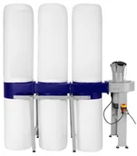 Odciągi trocin i wiórów - 028 02869798 Odciąg do wiórów worki filcowe wydajność odsysania 4560 m3/h moc silnika 3,8 kW) 69798-uniw - miniaturka - grafika 1