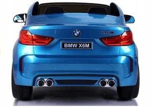 Import LEANToys NOWE BMW X6M Niebieskie Lakierowane - Pojazdy elektryczne dla dzieci - miniaturka - grafika 10