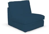 Pokrowce na meble - Dekoria Pokrowiec na fotel Kivik Ocean Blue morski niebieski) Fotel Kivik Cotton Panama 706-702-30 - miniaturka - grafika 1