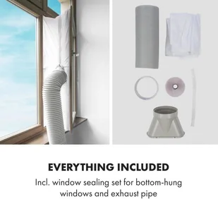 Klarstein Kraftwerk Smart 12K, klimatyzator, 12 000 BTU, sterowanie przy użyciu aplikacji, biały ACO15-Kraftwerk12K W - Klimatyzatory - miniaturka - grafika 8