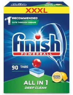 Finish Finish Tabletki do zmywarki All-in-1 90szt. cytrynowe 5900627089721 - Akcesoria i części do zmywarek - miniaturka - grafika 2