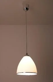 Lampex Lampa wisząca Carla Plus A, biało-srebrna, 70x23 cm - Lampy sufitowe - miniaturka - grafika 2