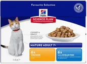 Mokra karma dla kotów - Hill`s Science Plan Science Plan, 24 x 85 g - Mature Adult, ryba oceaniczna - miniaturka - grafika 1