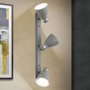 Orion Spot sufitowy School, 3-punktowy, szary - Lampy sufitowe - miniaturka - grafika 2