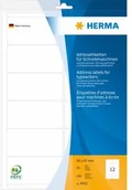 Papier do drukarek - Herma Adressetik. 94x47 mm Papier matt Ecken rund 240 St. - 4432 - miniaturka - grafika 1