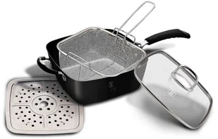 Berlinger Haus Lumarko Patelnia z koszem i płytą parową berlingerhaus bh-6554 BH-6554 Kinghoff - Patelnie - miniaturka - grafika 2