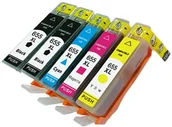 Tusze zamienniki - 5x Tusz do Hp 655XL 3525 4625 5525 6520 6525 Chip - miniaturka - grafika 1