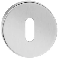 Klamki - Metalbud Szyld drzwiowy okrągły na klucz stal nierdzewna - miniaturka - grafika 1