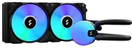 Chłodzenie wodne - Fractal Design Lumen S24 RGB Aspect 12 RGB x2 AIO chłodziarka cieków/wody FD-W-L1-S2402 - miniaturka - grafika 1